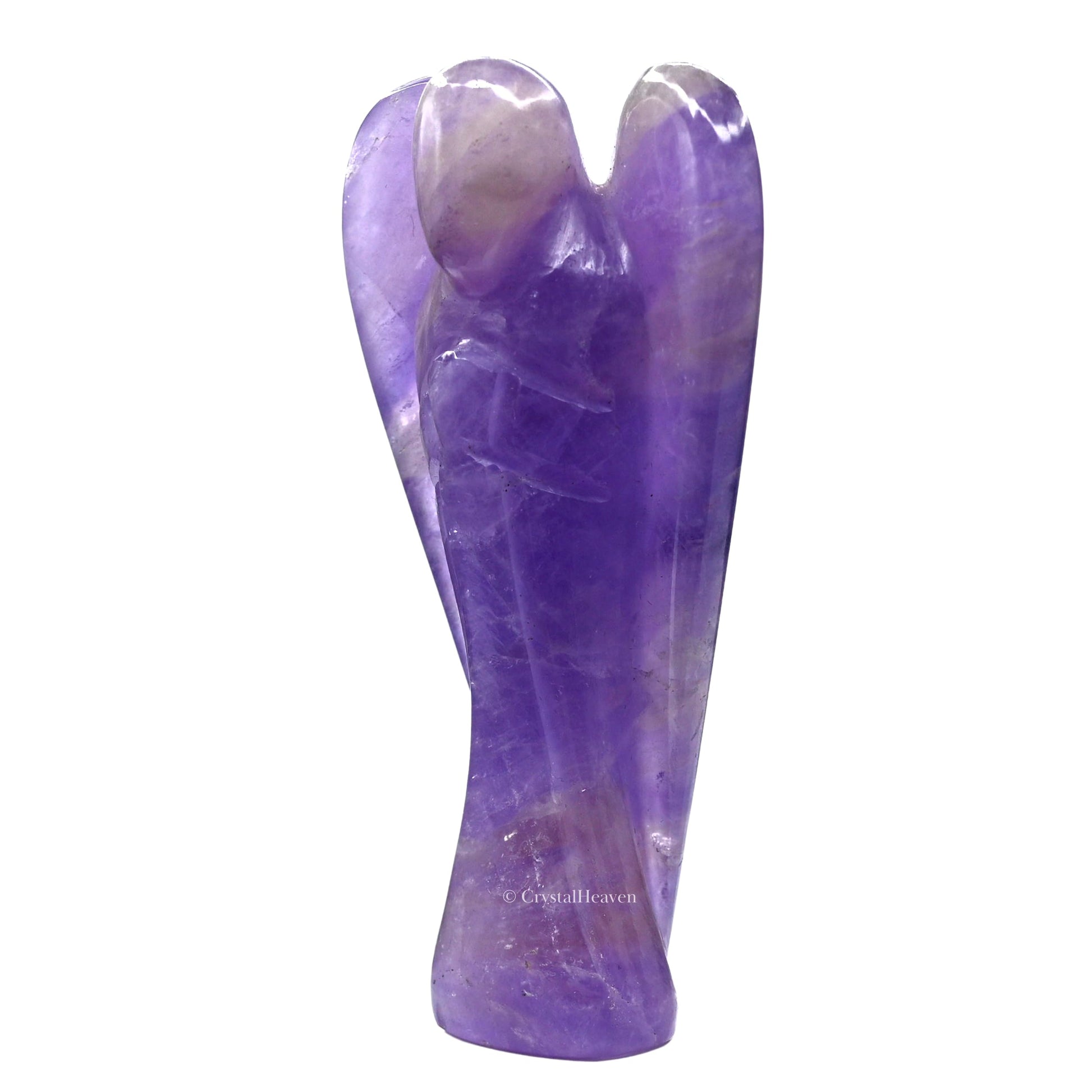 Amethyst Crystal Angel Pocket Figurines Idol - AAA Grade Original Heali- image 7