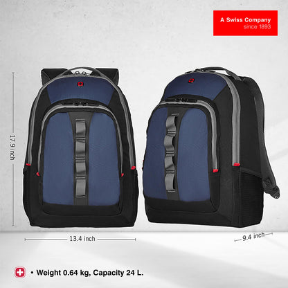 WENGER 604428 MARS 16 Inch Laptop Backpack Blue 46 Centimeters, M