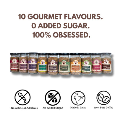 Impulse Coffees Vichaar Over Vanilla | Instant Coffee Powder | Ideal For Hot & Cold Coffee | Coffee Powder In Fresh | Smooth Medium Roast | Coffee Vanilla Flavour | Jar Packed | 100 Gms
