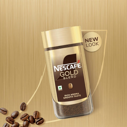 NESCAFE Gold Instant Coffee Powder | Premium Imported Coffee | Freeze Dried | Rich & Smooth Taste | 100g, Jar