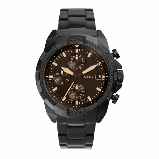Fossil Bronson Analog Black Dial Men's Watch-FS5851