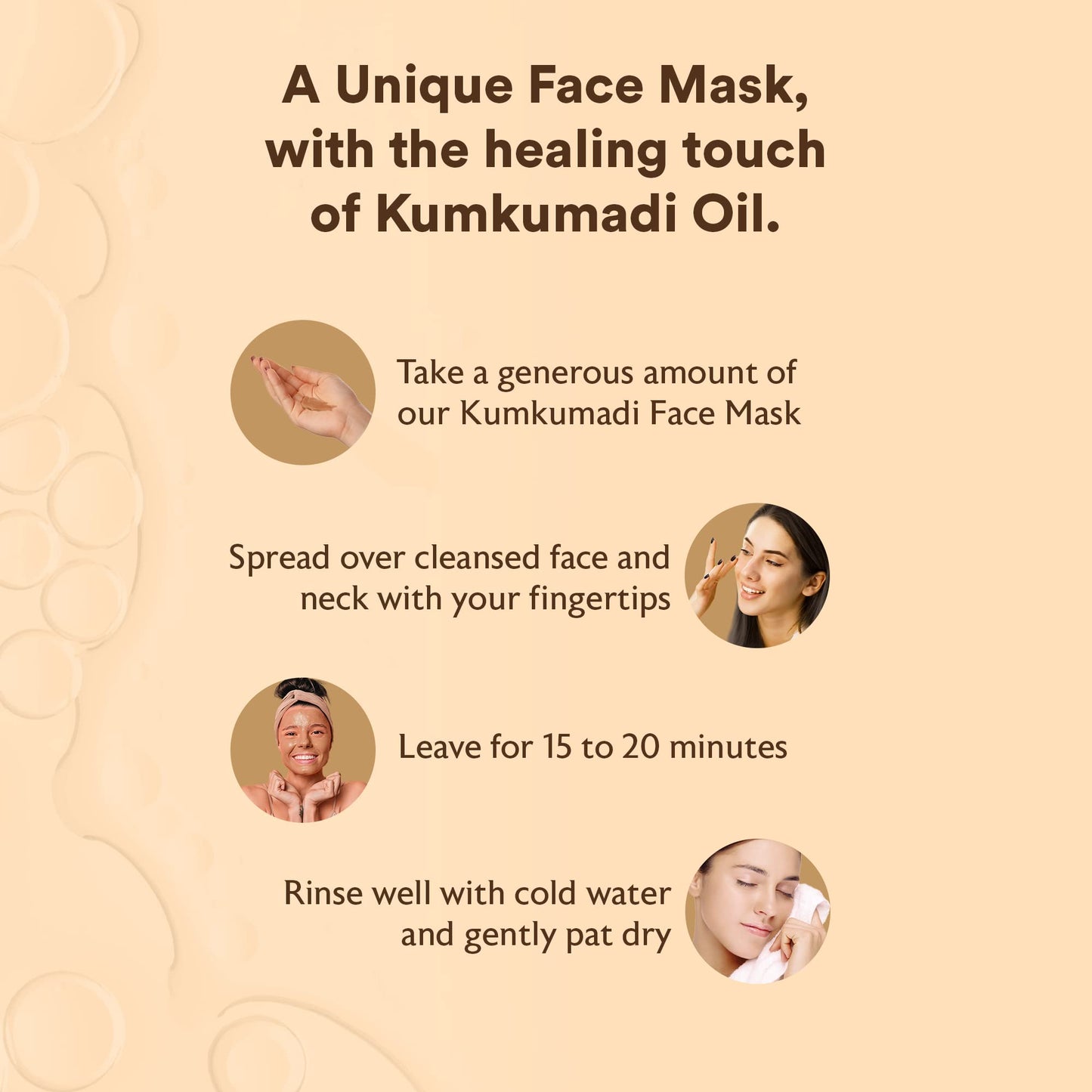 Siddhayu Kumkumadi Bright + Glow Face Mask (From the house of Baidyanath) Glowing Skin For Women/Men - 50 Gm