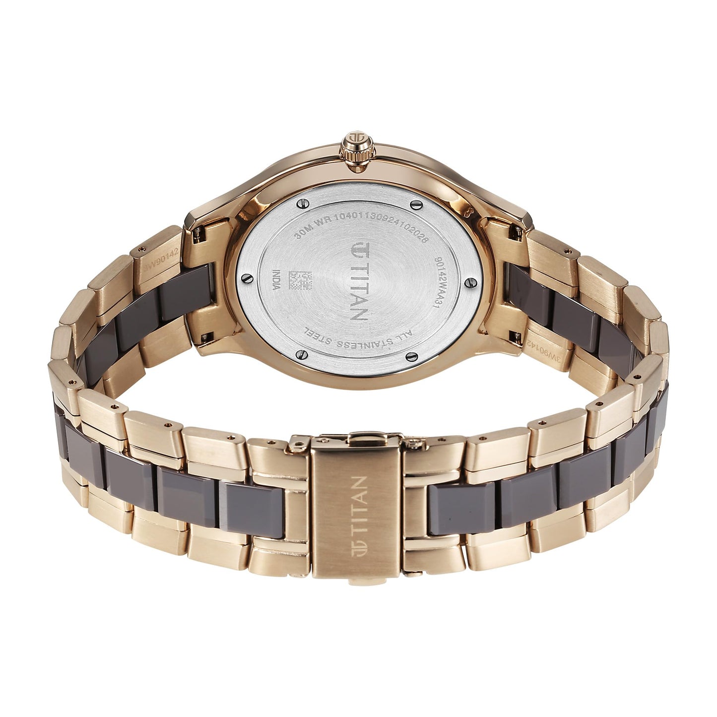 Titan Analog Grey Dial Men's Watch-90142KD02- image 2