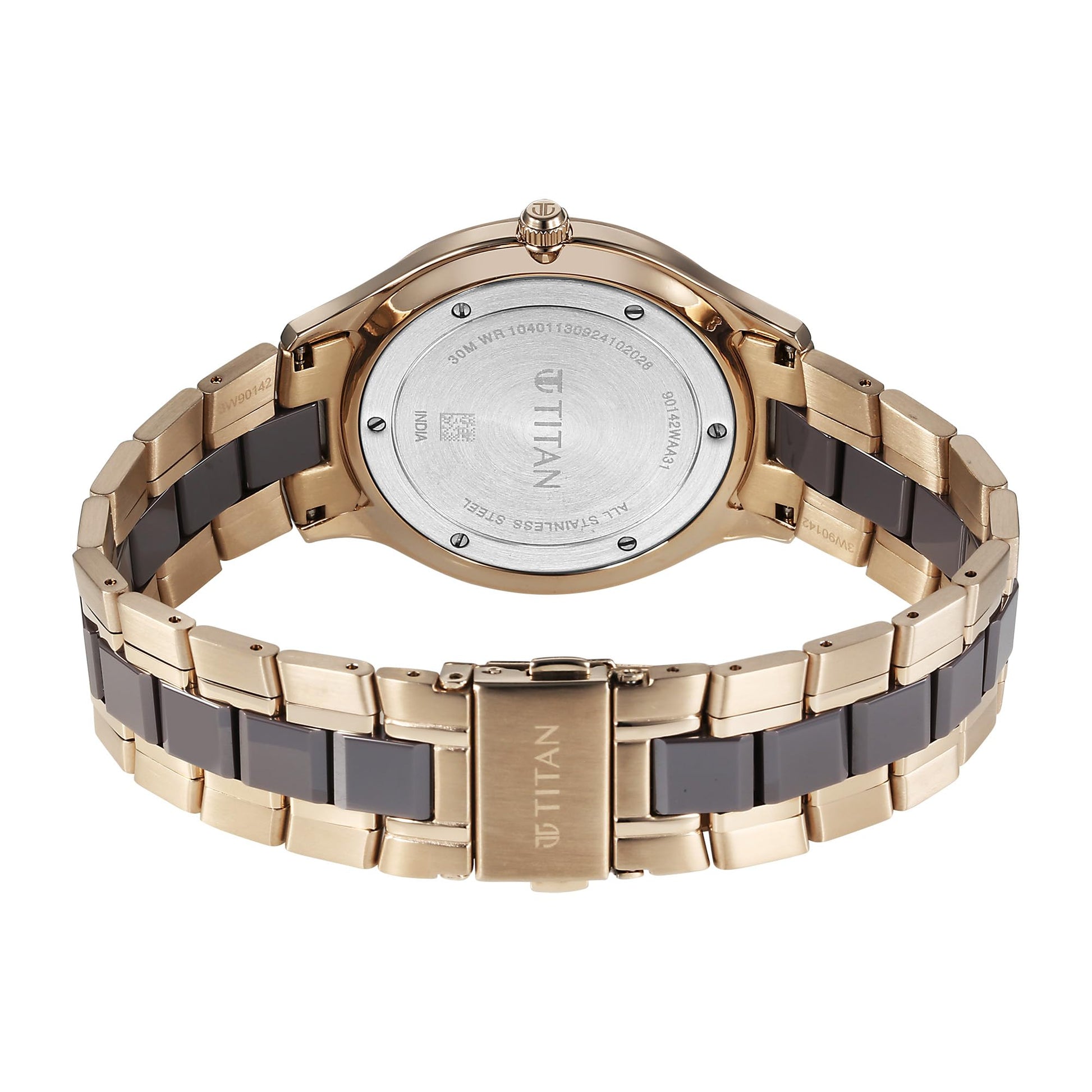 Titan Analog Grey Dial Men's Watch-90142KD02- image 2