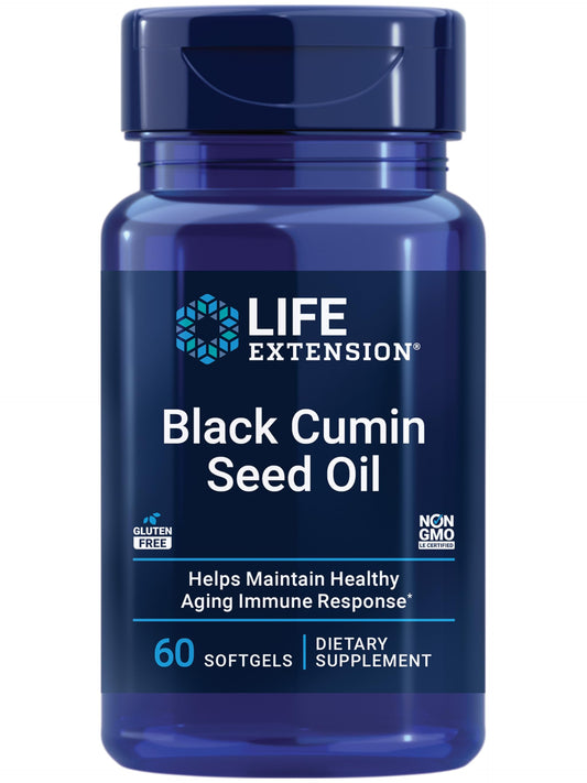Life Extension Black Cumin Seed Oil Softgels 60 Count