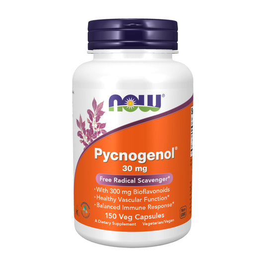 NOW Foods Pycnogenol 30mg, 150 Capsules