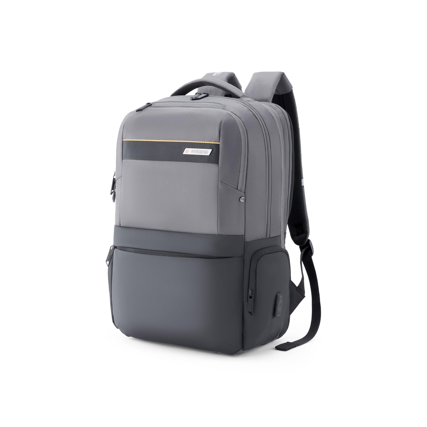 American Tourister Segno 4.0 | 30 Ltrs | 3 Compartments | Bottle Pocket | Ergonomic Padded Back Panel & Shoulder Straps | Laptop Backpack | 1 Year International Warranty | Grey