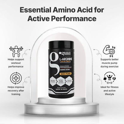 GLIMLACH L Arginine 1500mg Tablets | Dietary Supplement for Men and Women | High-Potency Amino Acid | Easy-to-Take Tablets for Daily Health, Nutrition, Energy, and Wellness | 120 Tablets