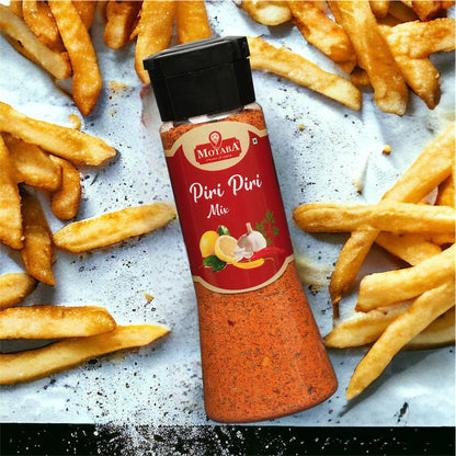 Motaba Piri Piri Spice Mix 100g Jar | Exotic Spices | Multi-purpose Seasoning | Zero added Colours, Fillers, Additives & Preservatives -(100 Gram_Jar)