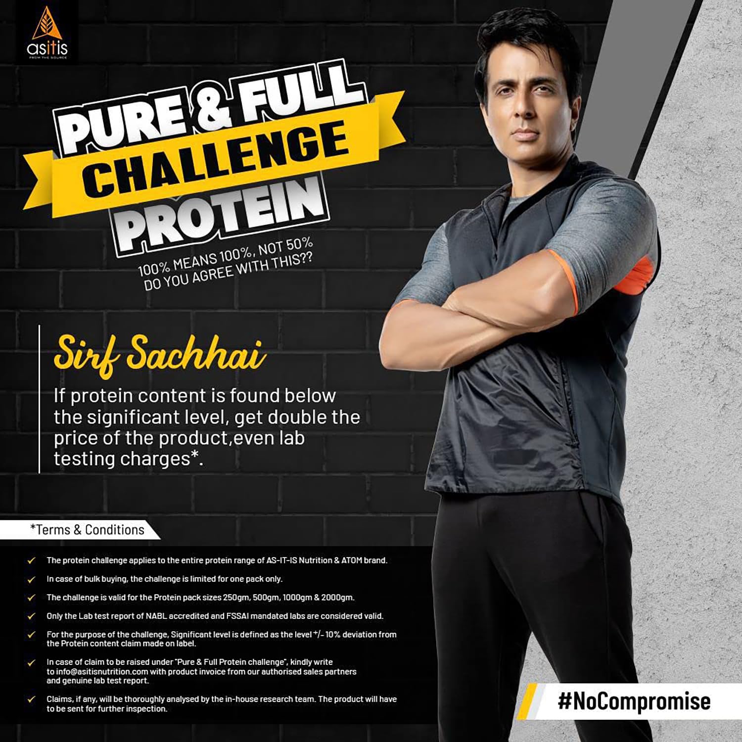 Asitis Nutrition 100% Pea Protein Isolate,28G Protein, Pure Vegan Plant- image 2