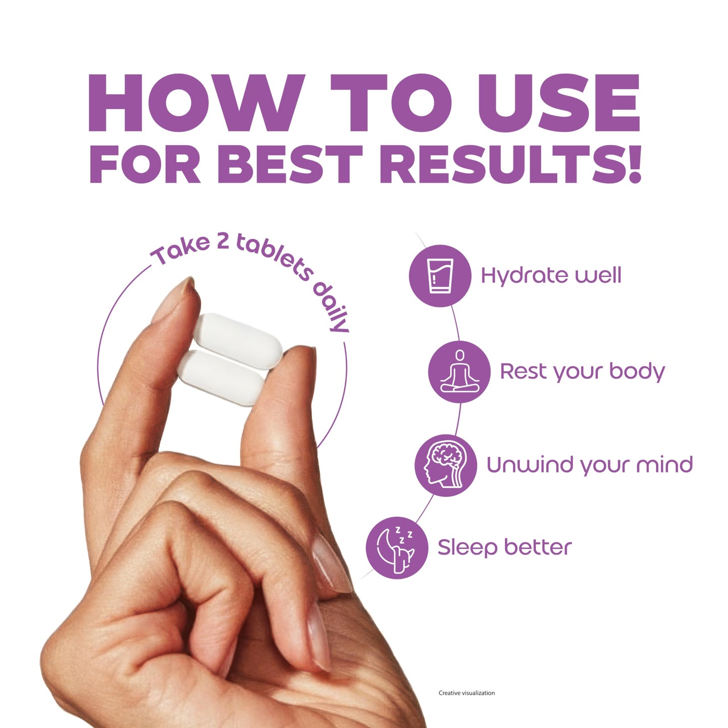 A to Z Expert Magnesium Triple Complex with 440 mg Elemental Magnesium | Liposomal Oxide, Glycinate & Aquamin| Supports Sleep, Stress Relief, Muscle Recovery & Energy | High Absorption | 60 Tablets