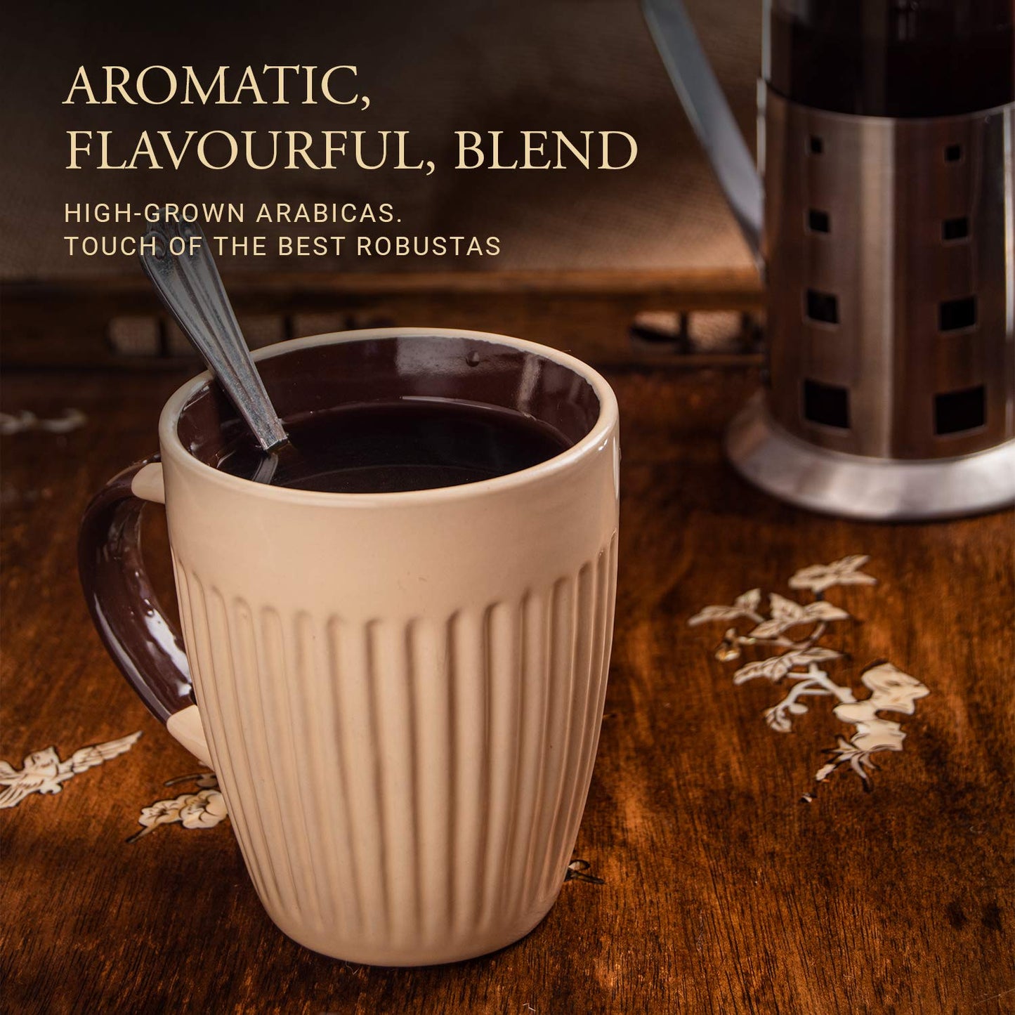 Sidapur-French Press Coffee Bag-Coarsely Ground-80% Arabica 20% Robusta-For French Press-500Gms