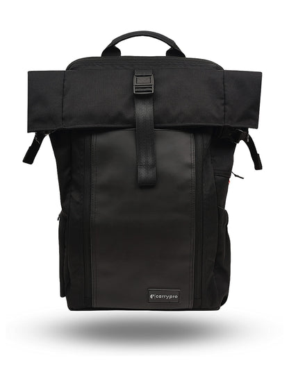 CarryPro HOBO25 V3.0 (Black), Everyday Workation Laptop Backpack(16 inch), Remov