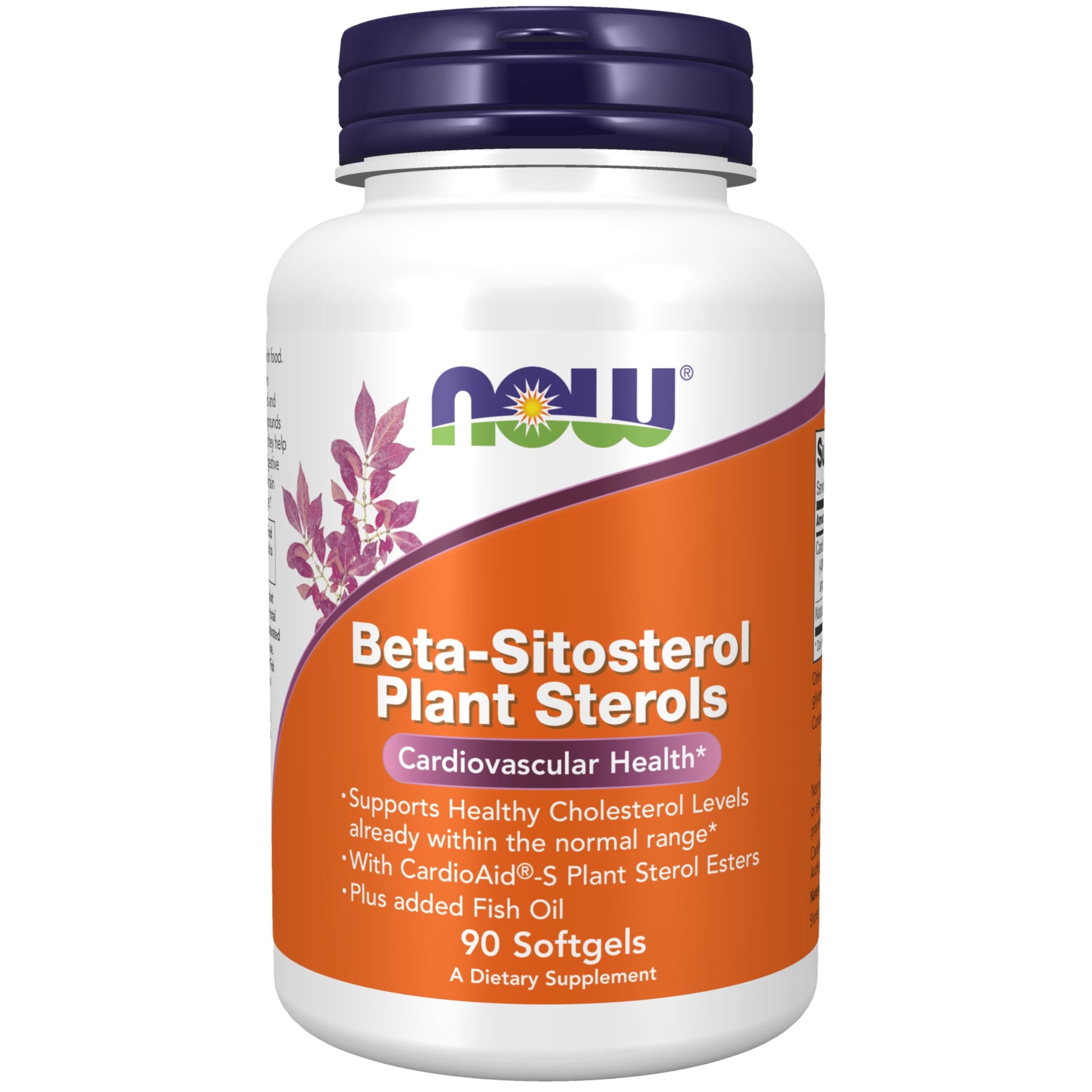 Now Foods Beta-Sitosterol Plant Sterols, 90 SOFTGELS
