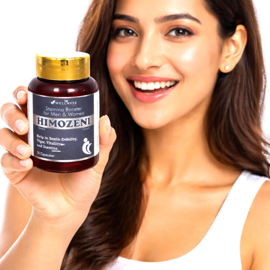 HIMANSHI HEALTH CARE Himozeni Energy Booster Capsules | Ayurvedic Wellness Supplement for Men & Women | Supports Strength, Stamina & Daily Energy | Helps Reduce Weakness & Fatigue | 30 Capsules