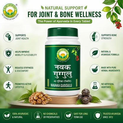 Basic Ayurveda Navaka Guggulu 40 Tablets Pack of 2