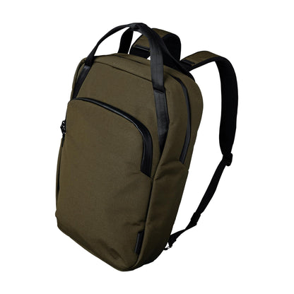 ALPAKA Bravo Totepack Axoflux 300D - Convertible Tote and Backpack - Fits 16-inch Laptop - Weatherproof Fabric 13 Liters, Green, Medium, Tote Bag,sleek