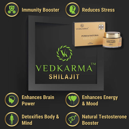 VEDKARMA Himalayan Shilajit Resin Form Pack Of 1 (15 Gm)- image 2