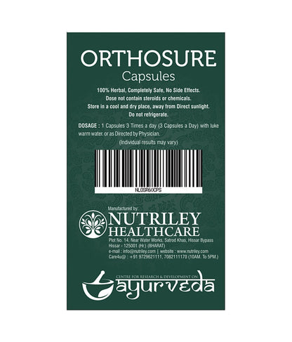 CRD Ayurveda Orthosure Joint Pain Arthritis Capsules (60 Capsules)