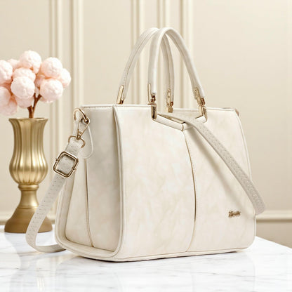 EXOTIC Solid Color Hand and Sling Bag | Fasnable Bag | Shoulder Bag | Crossbody and sling Bag (White)