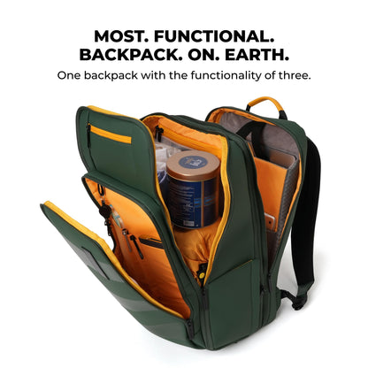 MOKOBARA The Em Telescope Expandable Backpack - Green, Water-Resistant- image 5