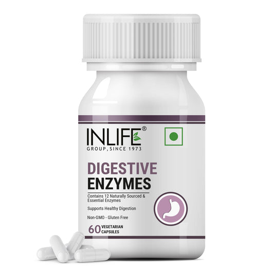 INLIFE Digestive Enzymes - 60 Vegetarian Capsules (Pack of 1)