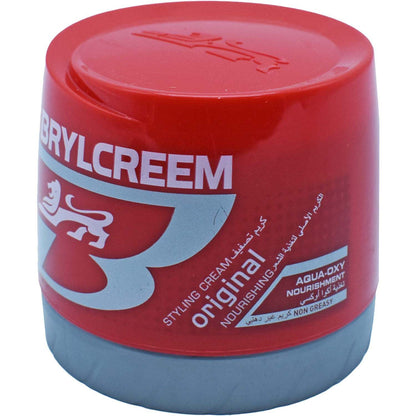 Brylcreem Aqua-Oxy Hair Styling Cream, Original Nourishing, 125 ml