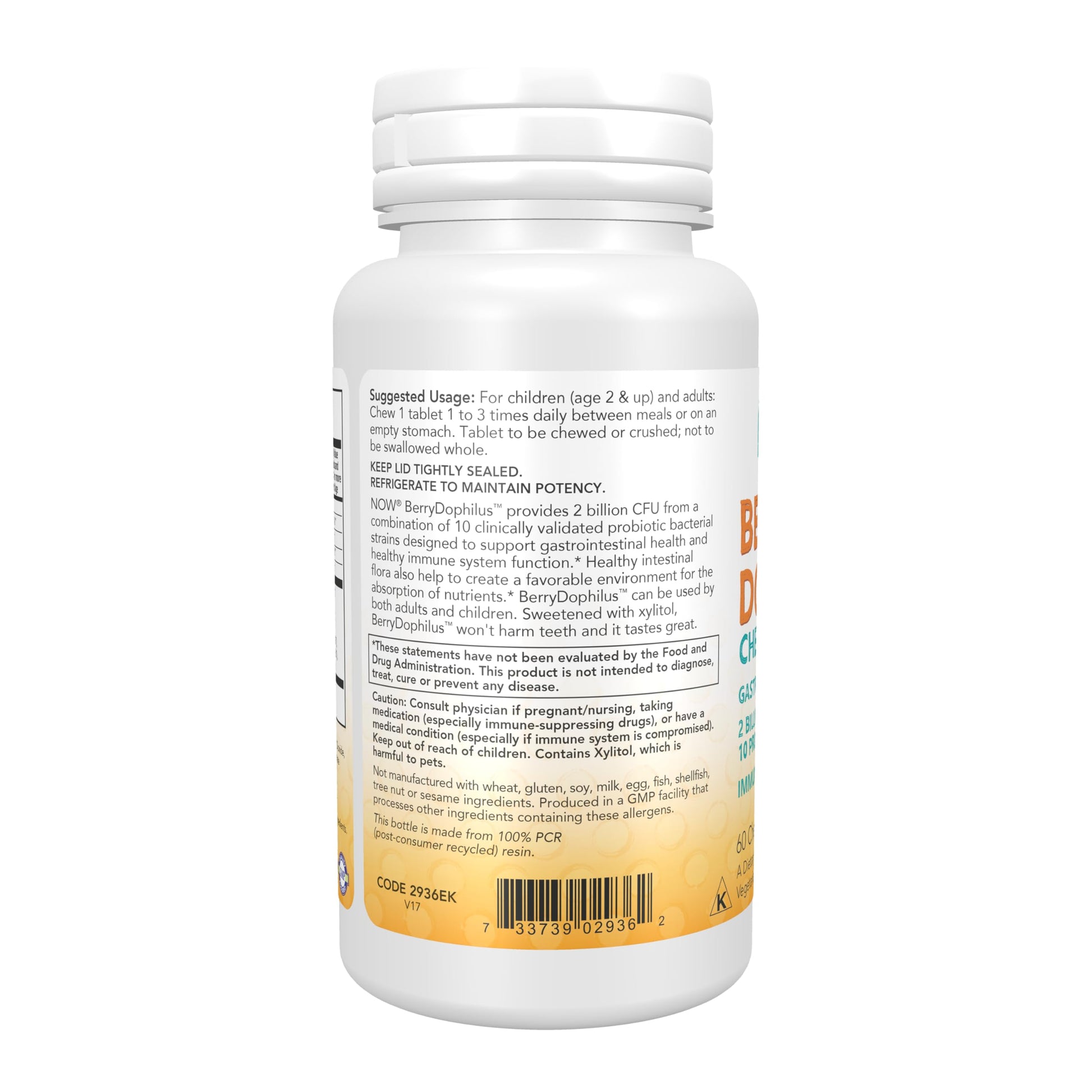 NOW Foods BerryDophilus 60 Chewables- image 5