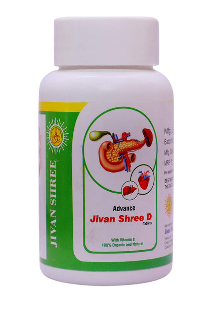 Adv. Jivan Shree D Ayurvedic Tablets for Blood Sugar Control | 100% Natural Herb