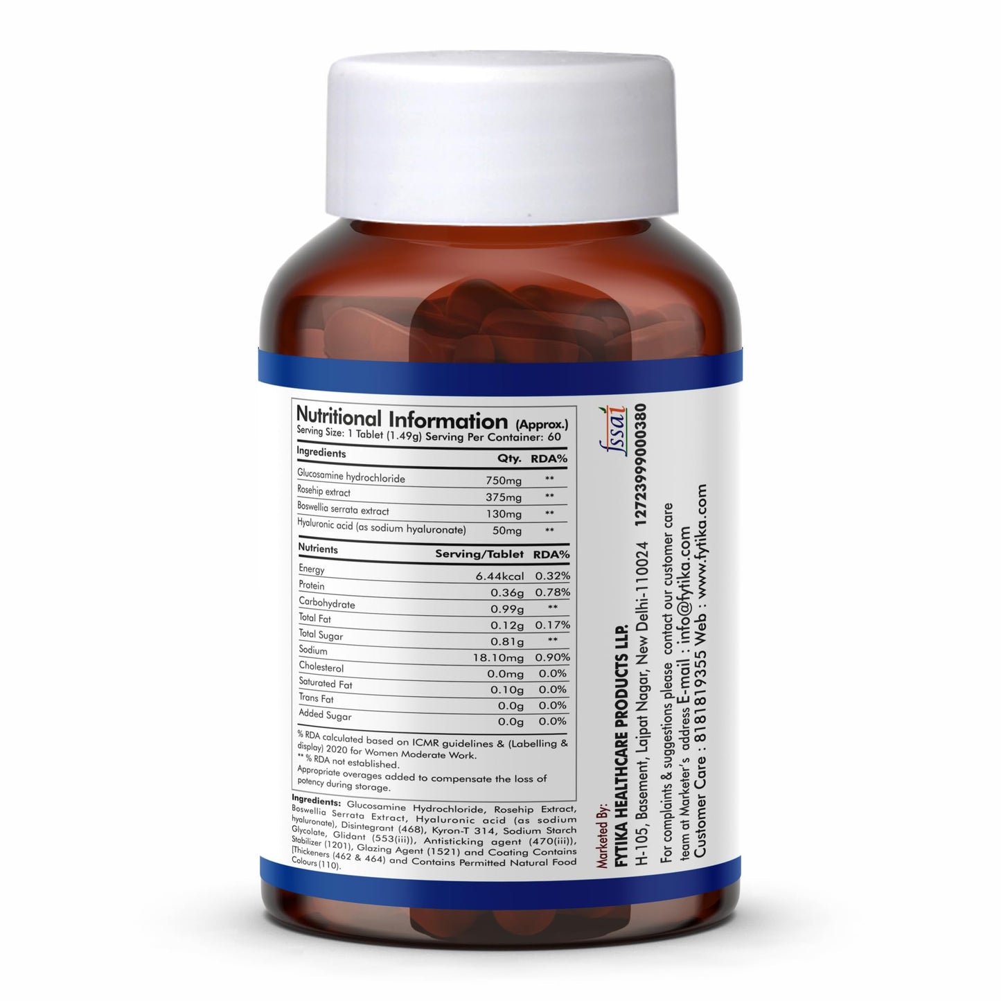 FYTIKA HEALTHCARE PRODUCTS Flexi Move Tablets | Glucosamine, Rosehip Po- image 9