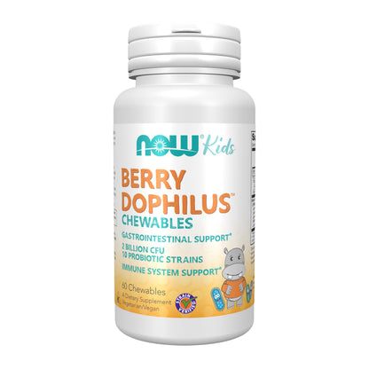 NOW Foods BerryDophilus 60 Chewables