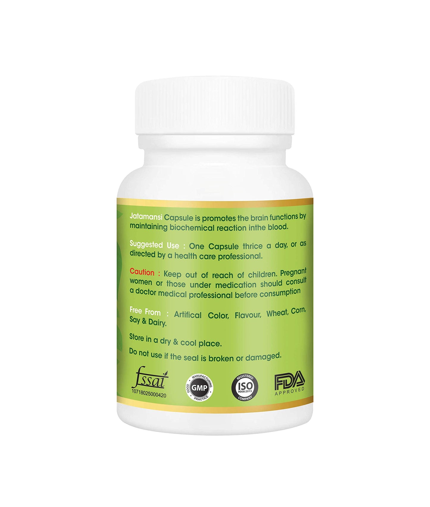 JATAMANSI 500 mg, For Natural Anti-Oxidants & Minerals, Pack Of 3 (180- image 5