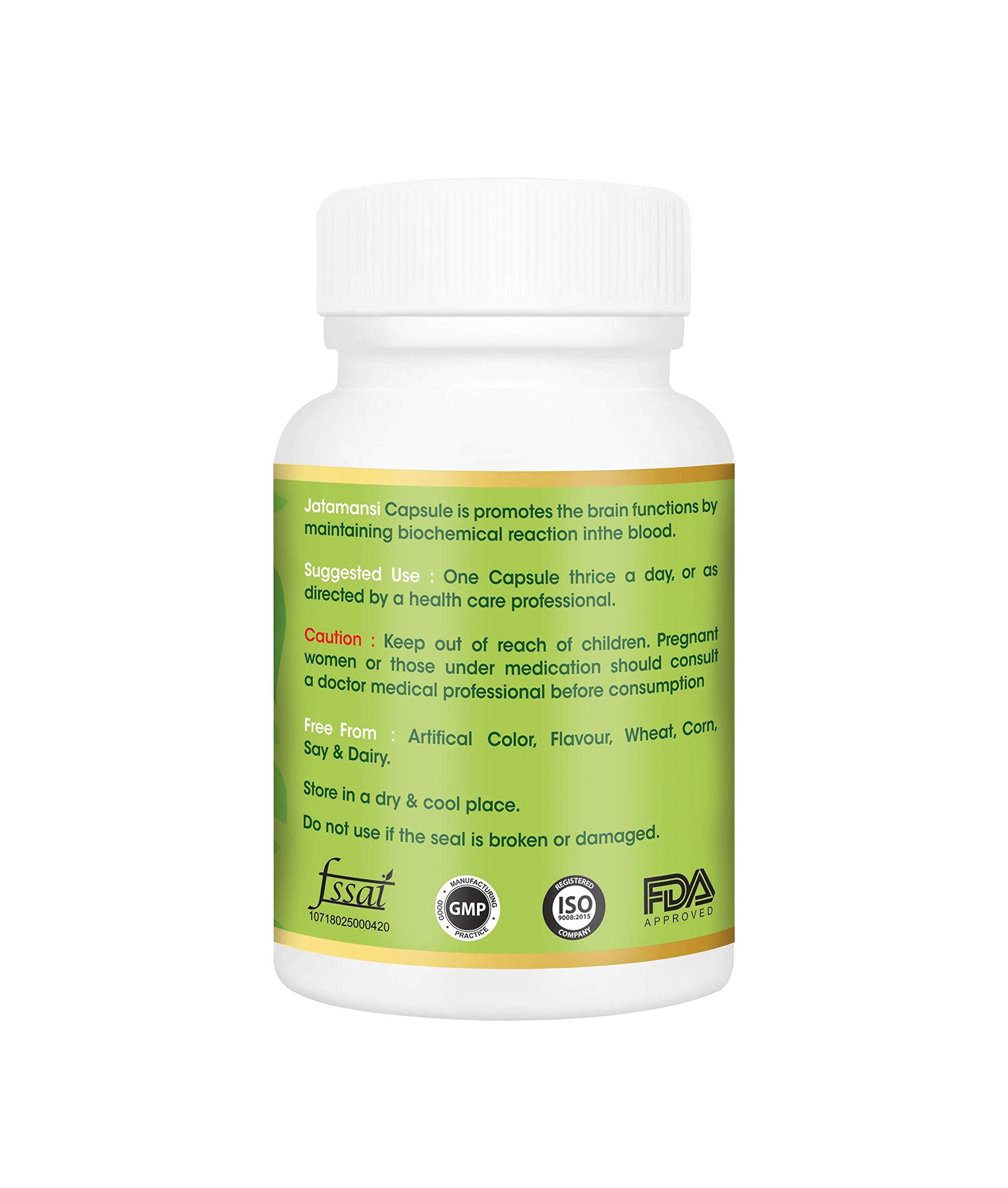 JATAMANSI 500 mg, For Natural Anti-Oxidants & Minerals, Pack Of 3 (180- image 5