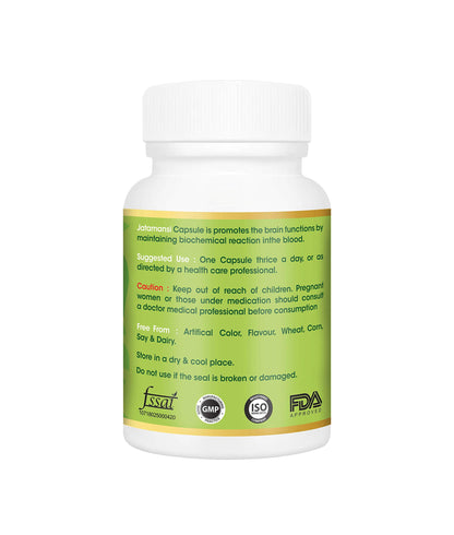 JATAMANSI 500 mg, For Natural Anti-Oxidants & Minerals, Pack Of 3 (180- image 5