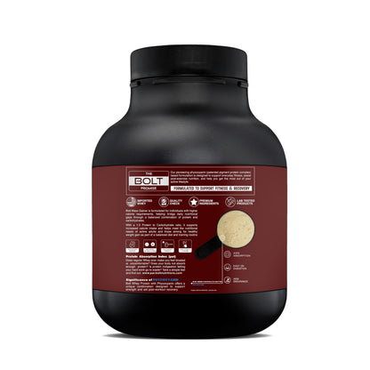 Bolt Mass Gainer Powder | Weight Gainer | Supercharge With Phycocyanin | 25G Protein, 75G Carbs & 412 Calories Per Servings | For Muscle & Weight Gain Objectives | 2Lb/907G | Madagascar Vanilla