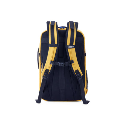 American Tourister Aston 2.0 | 40 Ltrs | 2 Compartments | Bottle Pocket | Ergonomic Padded Back Panel & Shoulder Straps | Outdoor Laptop Backpack | 1 Year International Warranty | Yellow