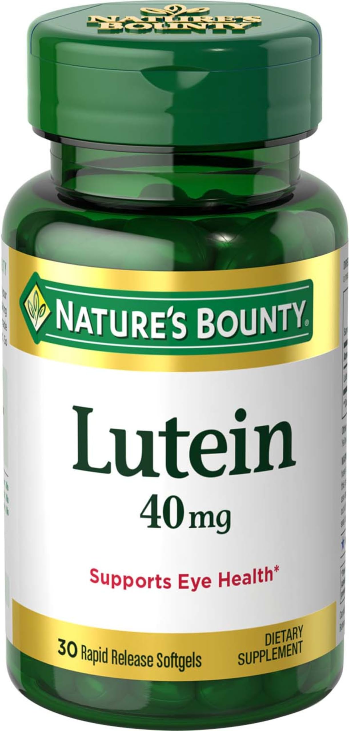 Nature's Bounty Lutein 40 mg 30 Softgels
