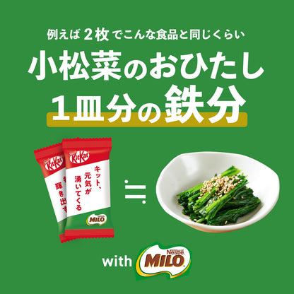 NESTLE KITKAT - MILO Chocolate Wafer Bars (10 Mini Bars) By COUGAR | Crispy Wafer Coated with MILO Chocolate | 10 Pieces Pack | Crunchy Chocolate's Snack for Sharing – (Imported-JAPAN)