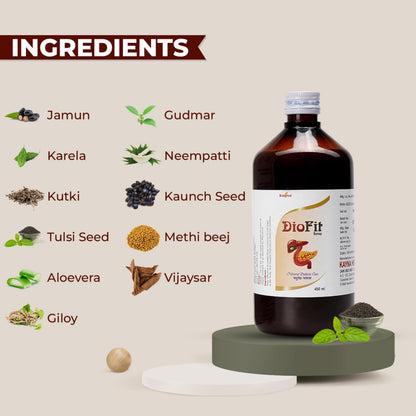 KAYNA HEALTHCARE Maintain Healthy Glucose Levels Naturally with Diabetes Care Syrup - Ayurvedic Syrup | 450ml