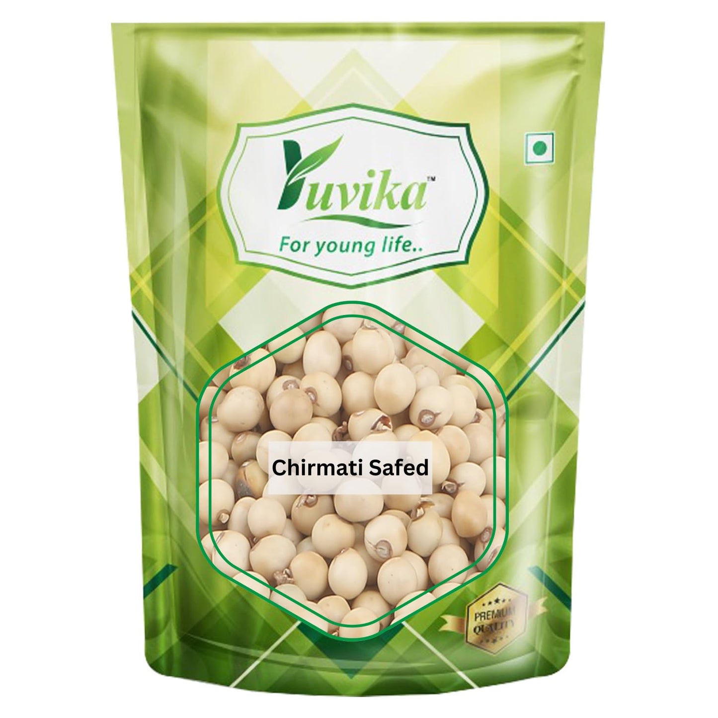 YUVIKA Chirmati Safed - Ratti Safed - Abrus precatorius - Jequerity Seeds (100 G