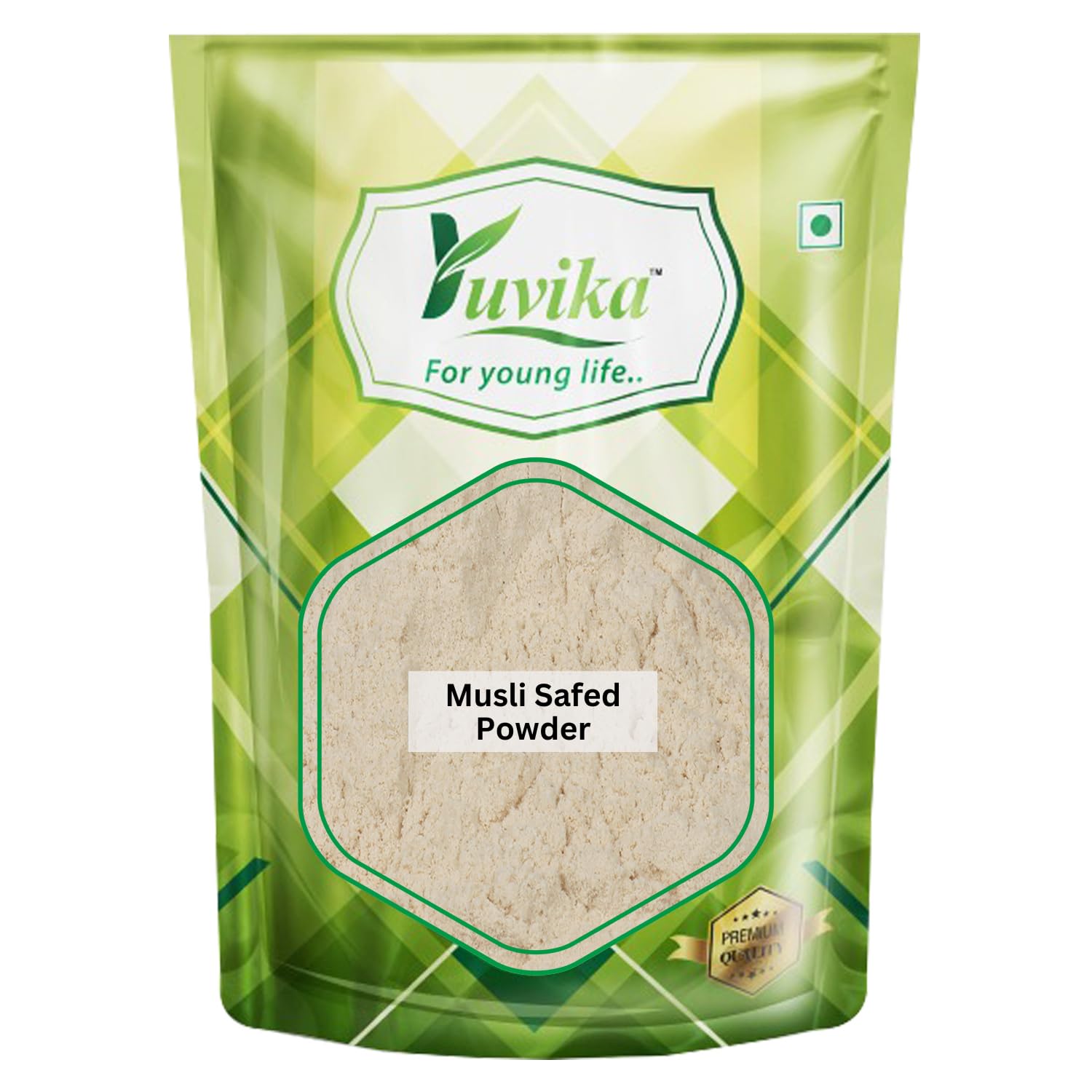 YUVIKA Musli Safed Powder - Chlorophytum Borivilianum - White Musli Powder (50 G