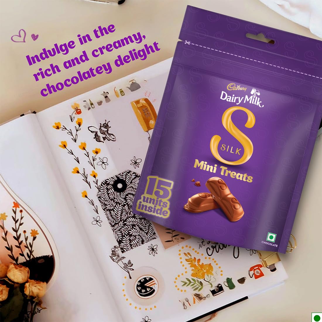 Cadbury Dairy Milk Silk Mini Treats Chocolate Bar, 135 g