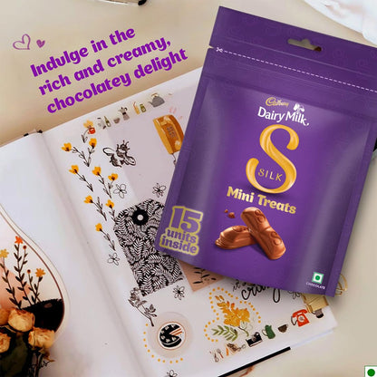 Cadbury Dairy Milk Silk Mini Treats Chocolate Bar, 135 g