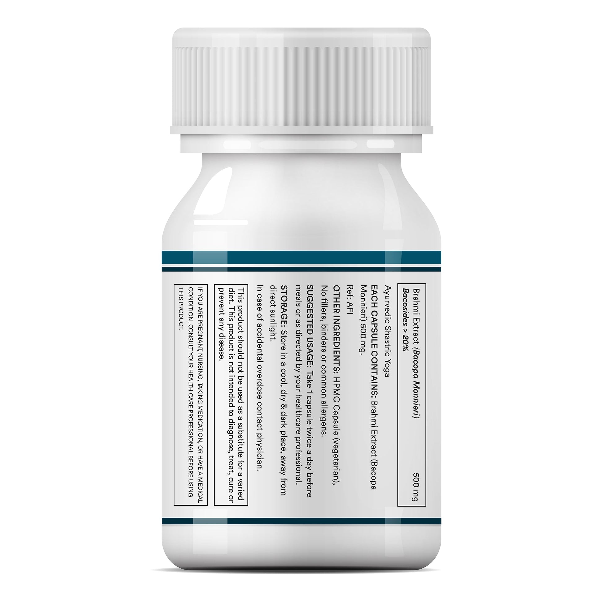 INLIFE Brahmi Capsules 500mg | Bacopa Monnieri Extract | Bacosides > 20- image 4