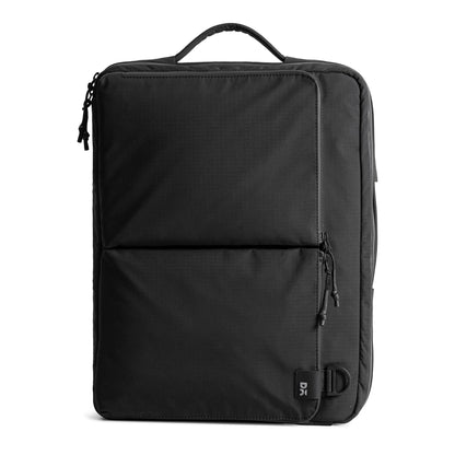 DailyObjects Pivot Convertible Briefpack Bag (16L) |Unisex|Fits 13/14/15.6 inch Laptop/Macbook Pro/Air|Lightweight|Stylish Backpack|Office/Daily Use/Travel|Multi Pocket|Adjustable Strap-Black