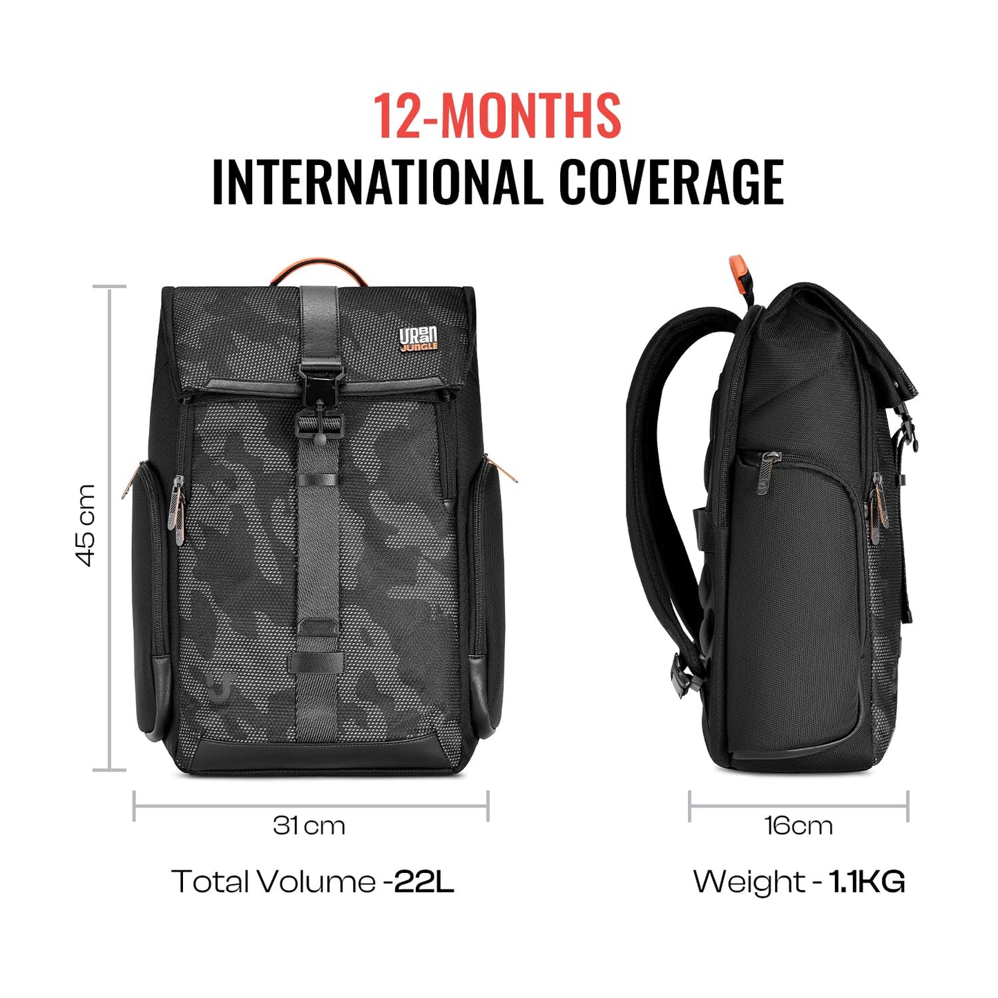 Urban Jungle by Safari, The District Multipurpose Backpack | Premium fa- image 5