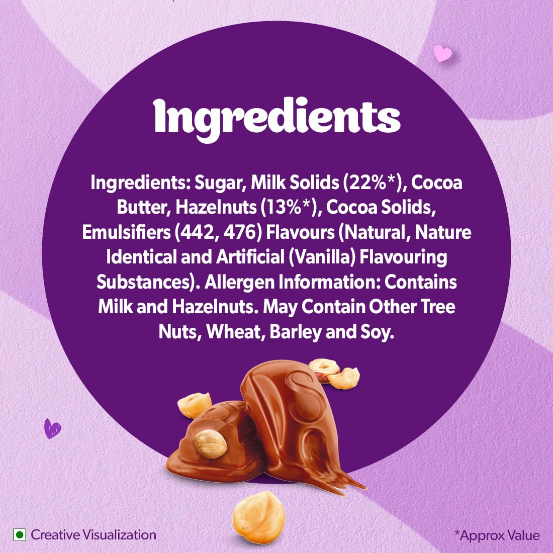 Cadbury Dairy Milk Silk Hazelnut Chocolate Bars, 134 g