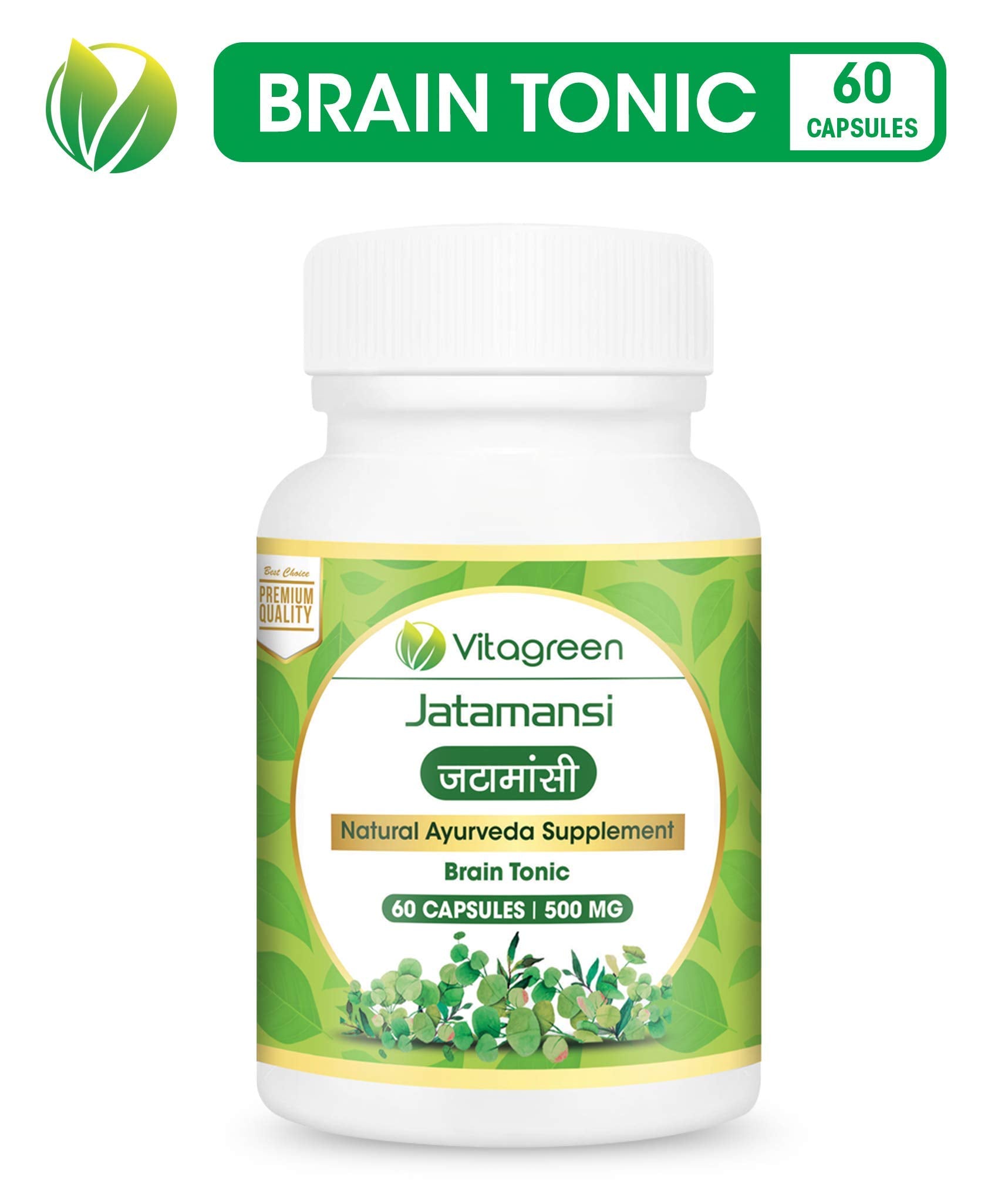 JATAMANSI 500 mg, For Natural Anti-Oxidants & Minerals, Pack Of 3 (180- image 7