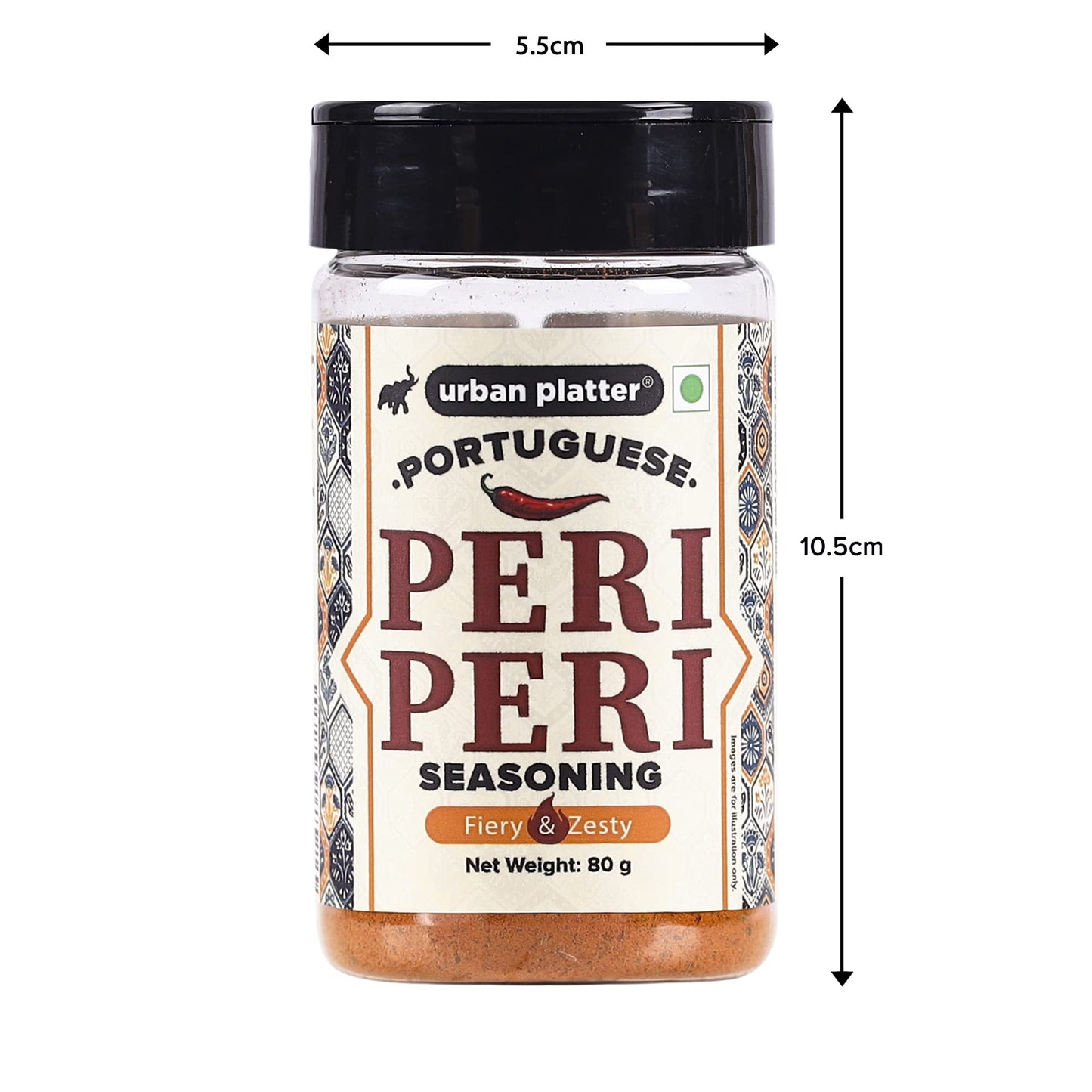 Urban Platter Portuguese Peri Peri Seasoning, 80g (Signature African-Style spice blend | Fiery and Zesty)