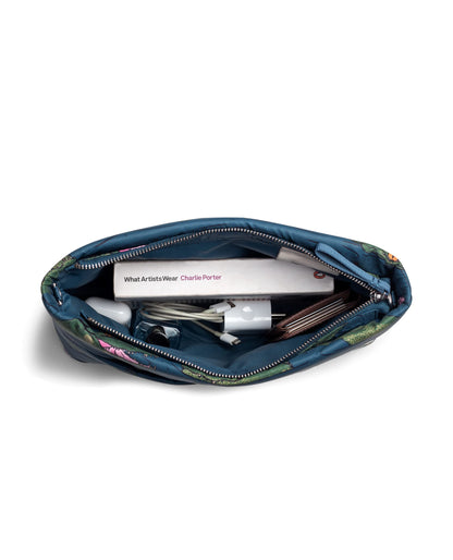 DailyObjects Printed Retreat Sling Crossbody Bag For Girls, Men and Women| Crafted with soft-touch Polyester | One Spacious Main Zippered Compartment and Two Deep Slip Pockets | Detachable Strap